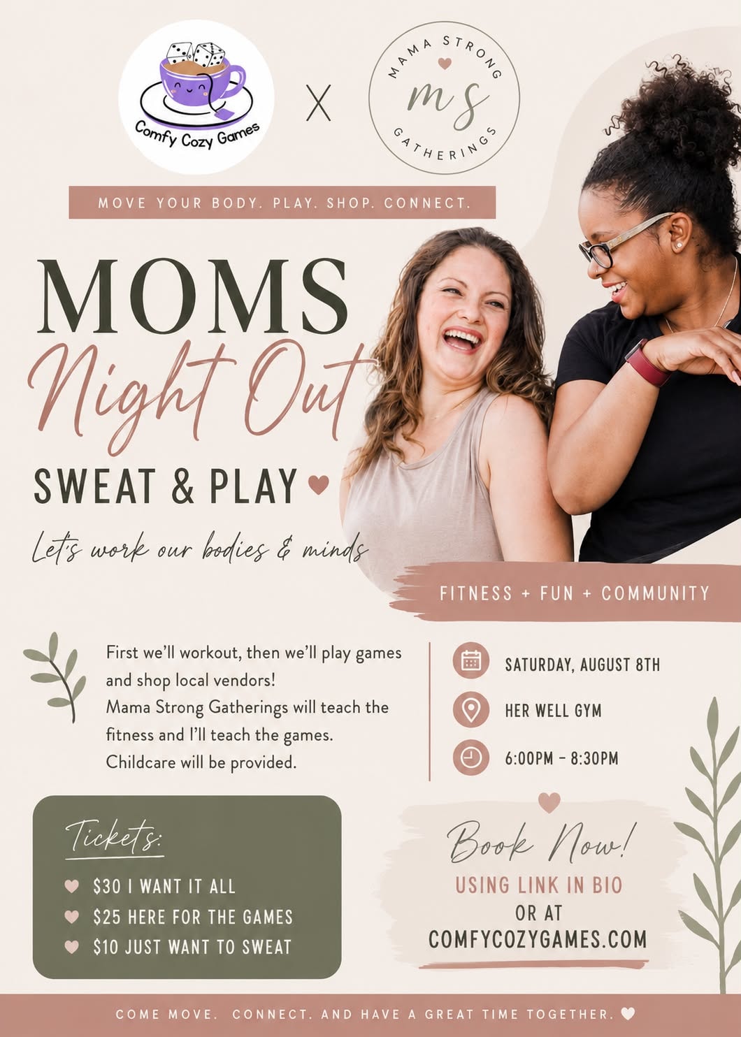 Moms Night Out — Sweat & Play